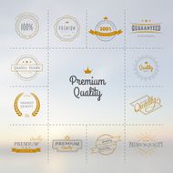 Premium quality labels set N3