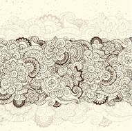 Abstract floral retro background pattern in vector N4