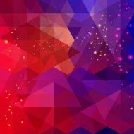 Abstract colorful triangle pattern background Vector N5