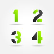 green stencil numbers N2