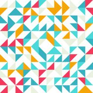 Seamless geometric vintage pattern With triangles N26