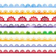 Collection of watercolor vector brushes N3