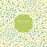 Leaf texture frame seamless pattern background