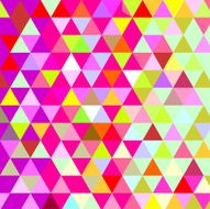 Vector neon mosaic background