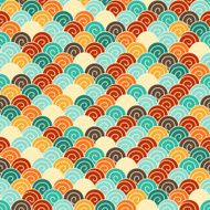 seamless pattern in retro style N11