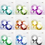 Vector circles background