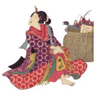Japanese fisherwoman