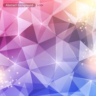 Multicolor abstract shining ice vector background N3