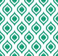 seamless green ornament fabric pattern
