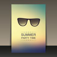 Summer Party Flyer Card or Cover Template N2