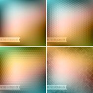 Retro colorful backgrounds collection N6