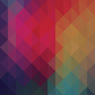 Triangle neon geometric background