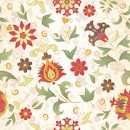 retro flower seamless