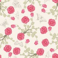 Seamless Floral Pattern N956