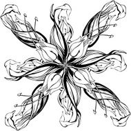 Floral ornament N48