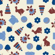 Seamless baby background N97