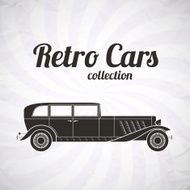 Retro cabriolet car vintage collection N4
