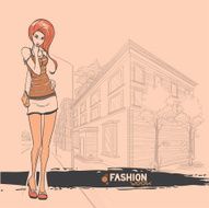 Urban fashion City and people N24
