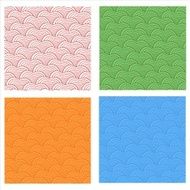 Seamless abstract fish scale pattern set N2