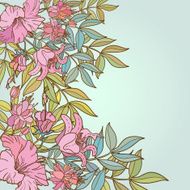 Cute floral seamless background N8