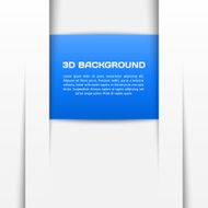 Geometric blue 3D background