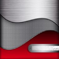 Vector abstract background with metall elements