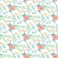 Cute floral seamless pattern background N69