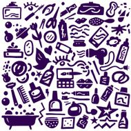 Cosmetic Body Care - doodles collection N2