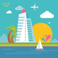 Summer Holiday on the Sea - Creative Illustration