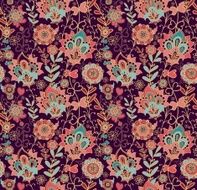 seamless pattern in oriental style N2