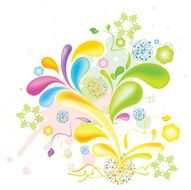 Colorful Floral Background N3