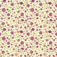 Sealmess floral pattern with tiny flowers