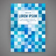 Abstract mosaic background in vector N3