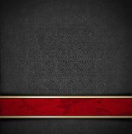 Luxury Floral Gray and Red Velvet Background