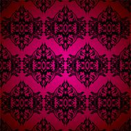 black gothic floral
