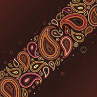 background with paisley