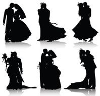 Wedding silhouettes