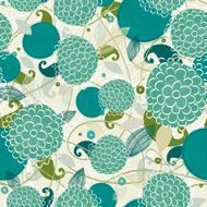 Seamless pom-pom background