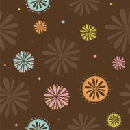 seamless retro brown