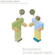 Cubic counter cultures (vector)