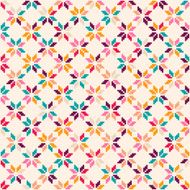 Colorful tribal seamless pattern pixelated N2