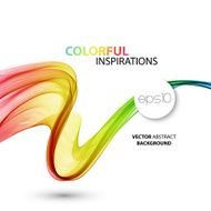 Abstract smoky waves background Template brochure design N68