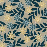Floral Pattern N581