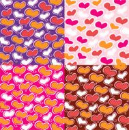 Retro hearts N2
