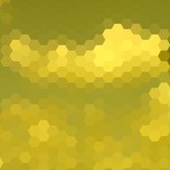 abstract yellow hexagon pattern background N5