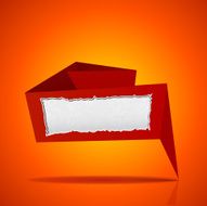 Abstract origami banner N7