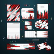 Stationery template design set N12