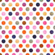 Seamless polka dots pattern N26
