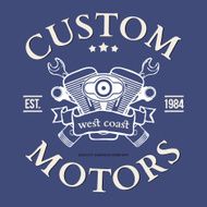 Custom motor vector t-shirt print design