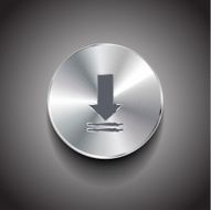 Vector download button